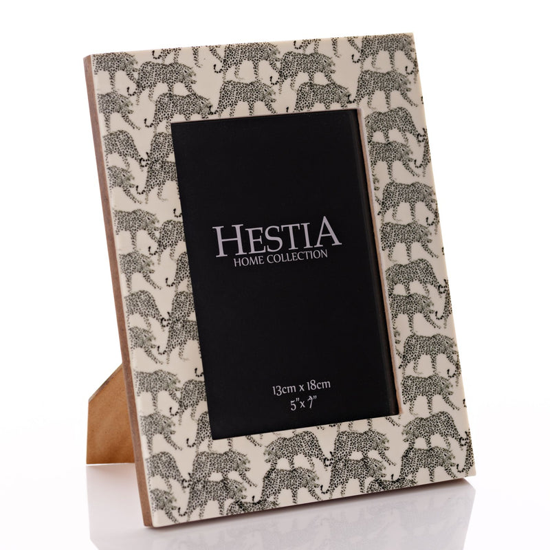 Hestia Resin Jaguar Photo Frame 5" x 7"