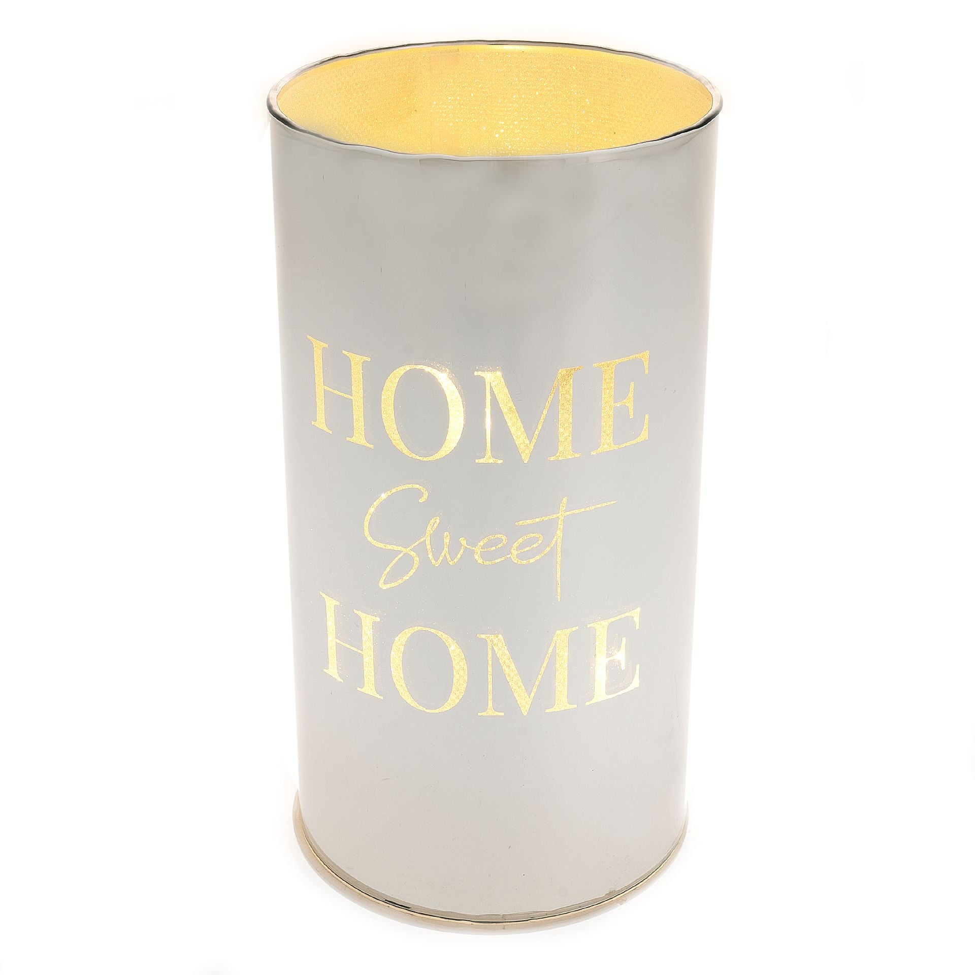 Hesita Silver Home Sweet Home Light Up Tube 15cm