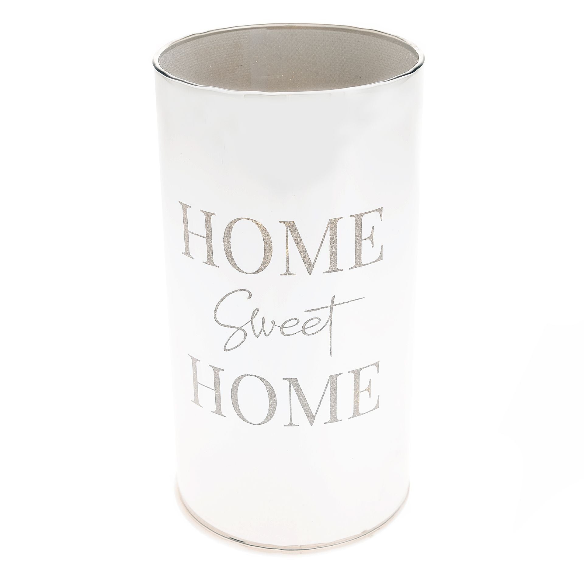 Hesita Silver Home Sweet Home Light Up Tube 15cm