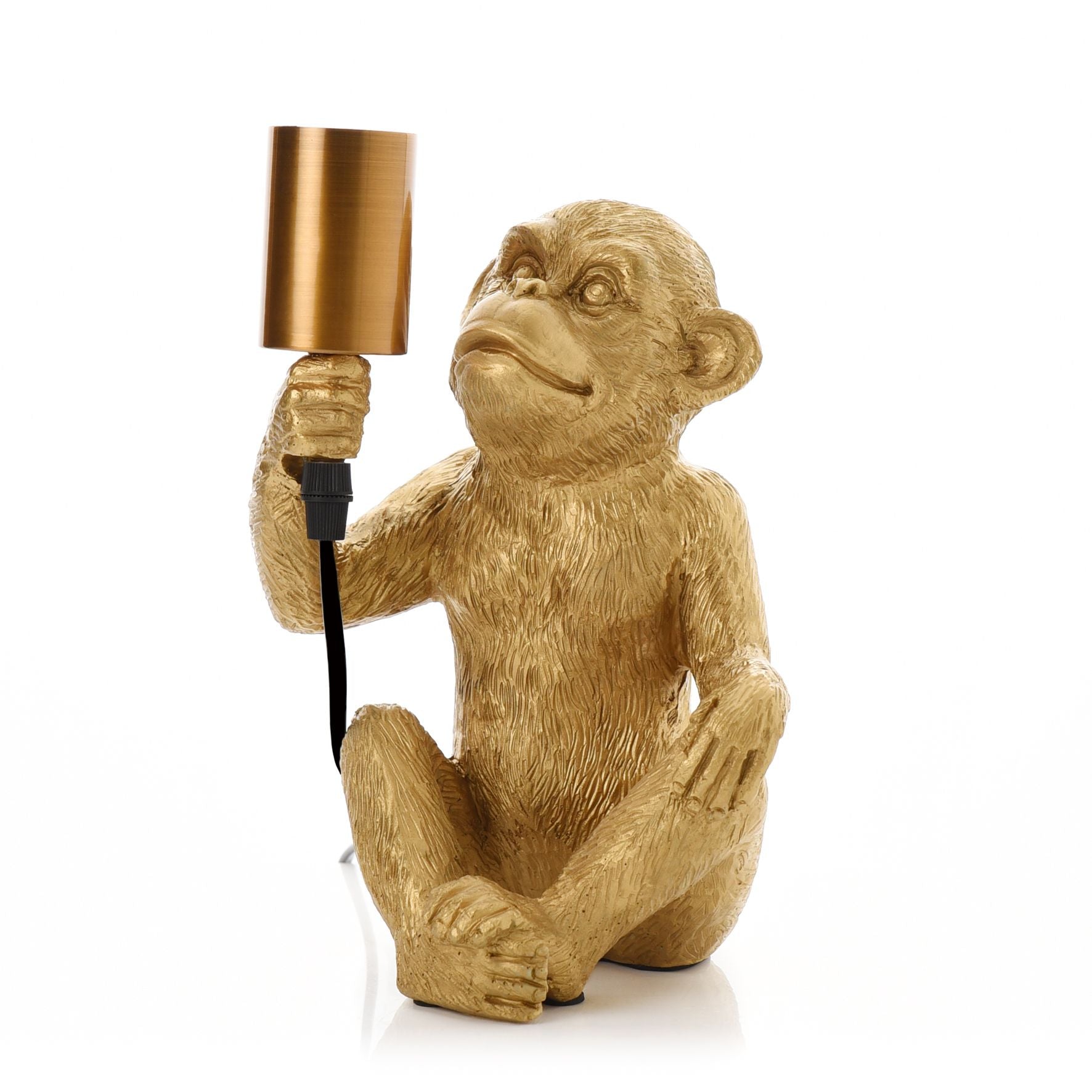 Hestia Monkey with Bulb Light 25cm