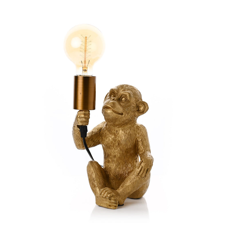 Hestia Monkey with Bulb Light 25cm