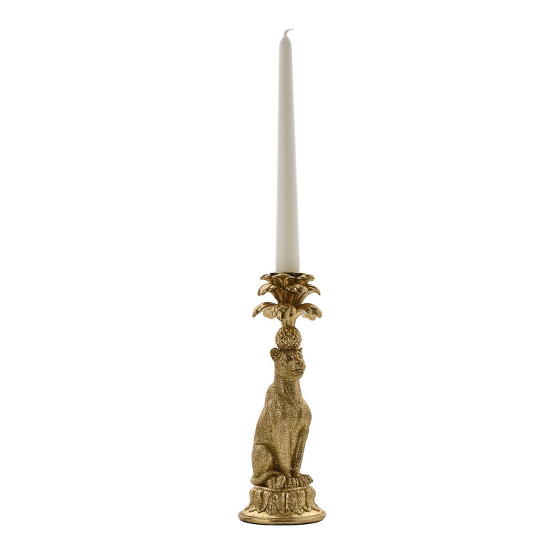 Leopard Taper Candle Holder