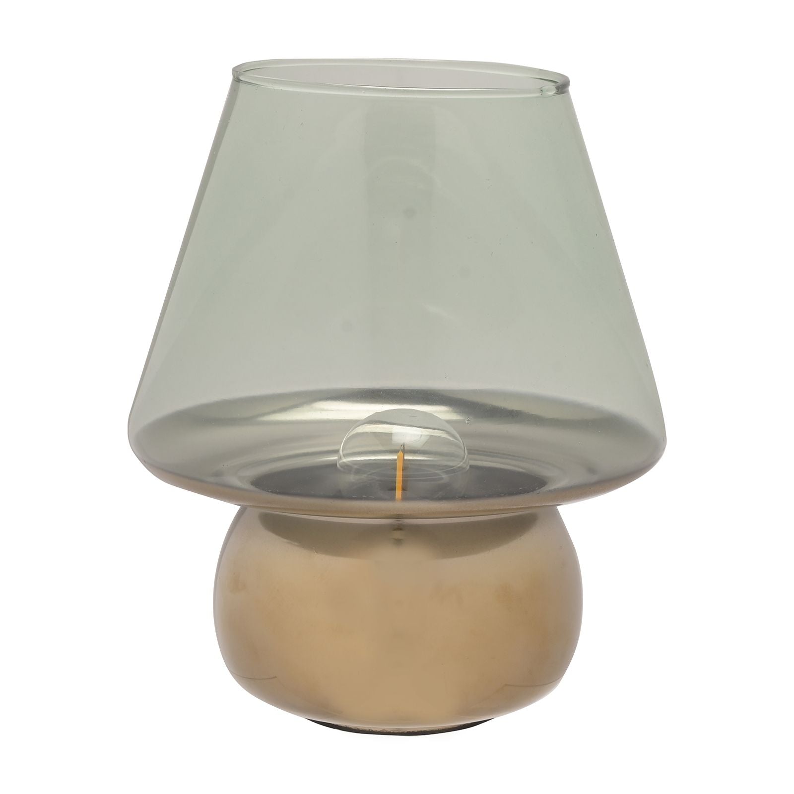 Hestia Green & Gold LED Lamp 20.5cm