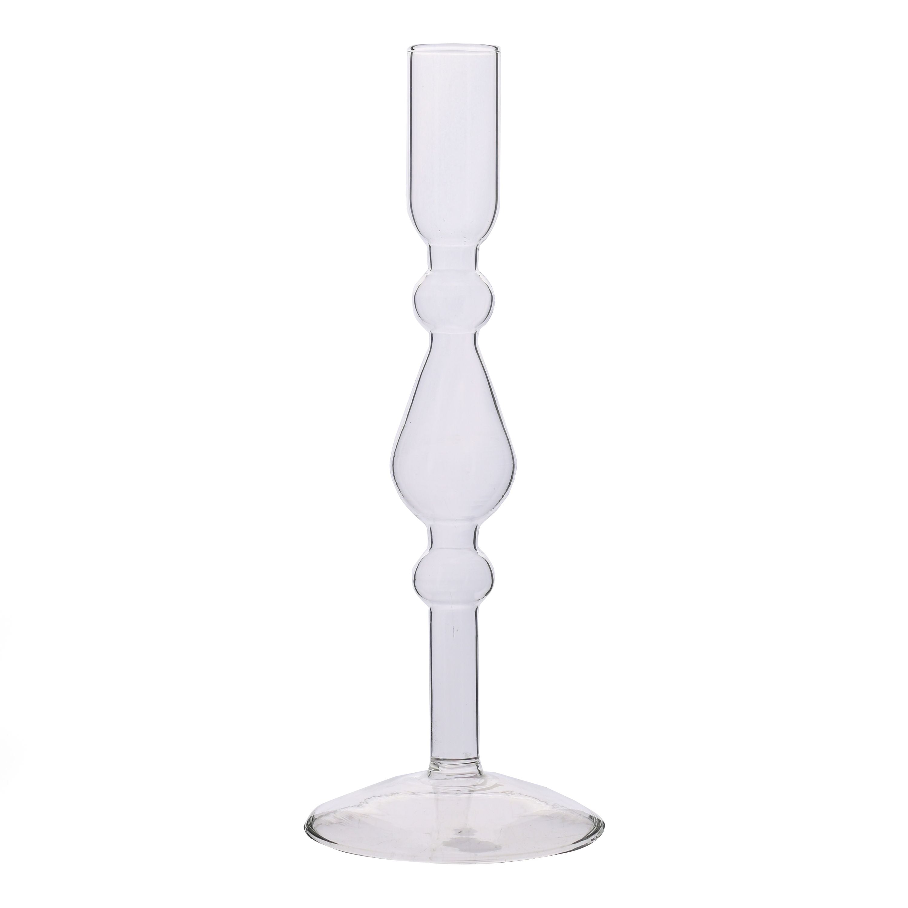 Hestia Glass Dinner Candle Holder
