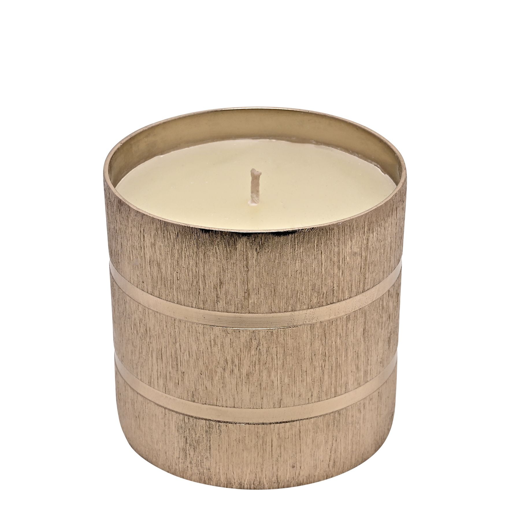 Hestia Gold Candle In a Metal Jar - Small