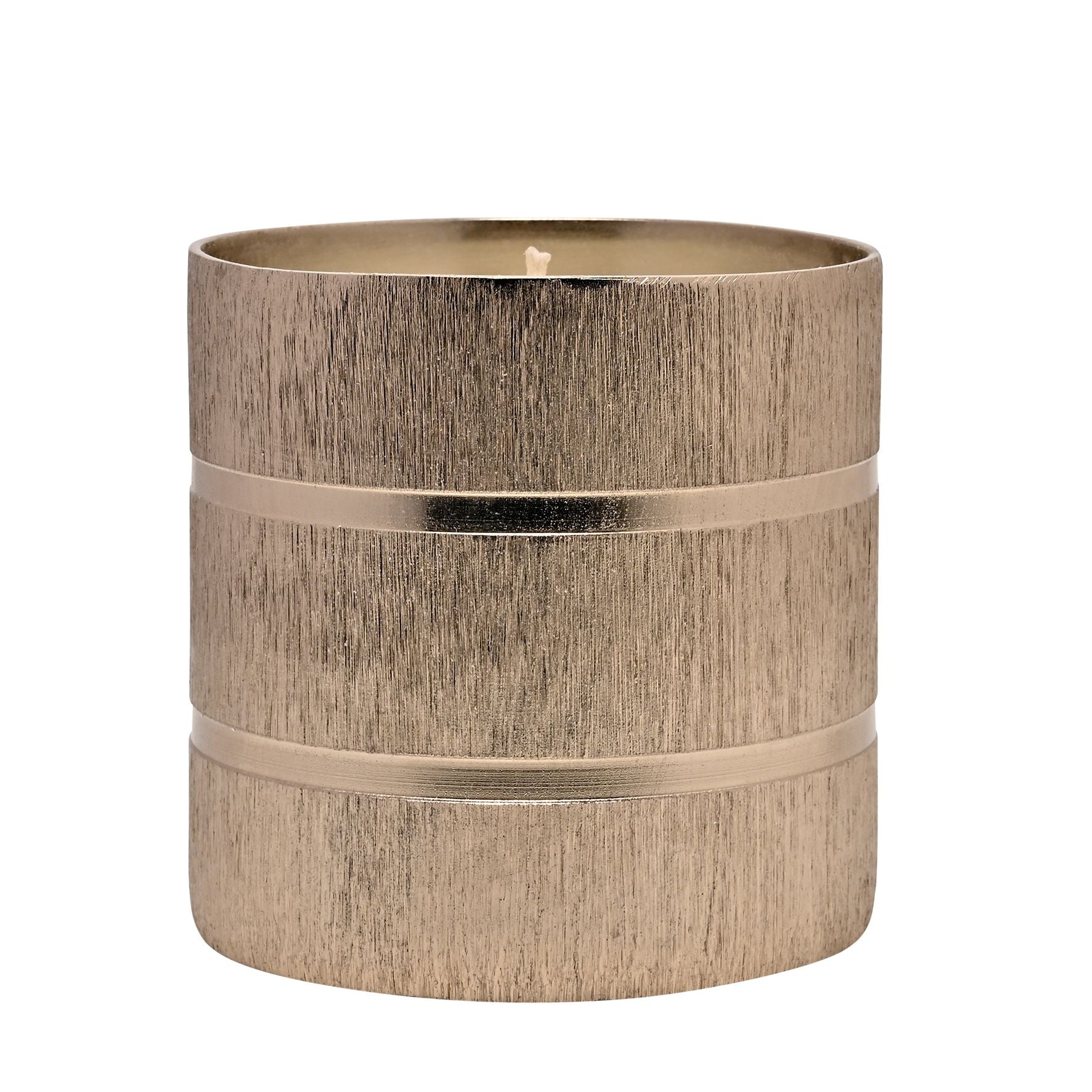 Hestia Gold Candle In a Metal Jar - Small
