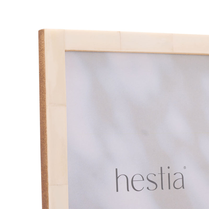 Hestia Natural White Bone Photo Frame 6" x 8"