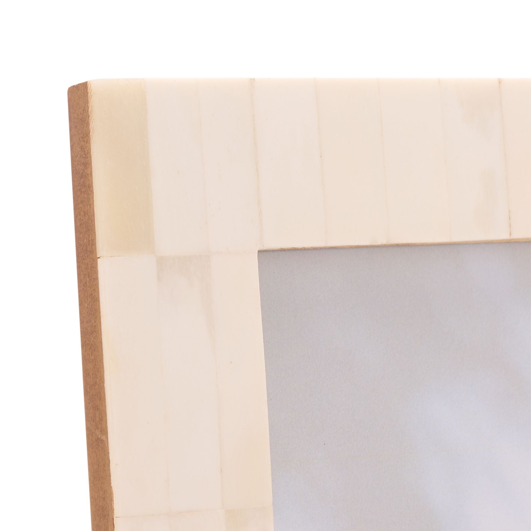 Hestia Wide Border White Bone Photo Frame 6" x 8"