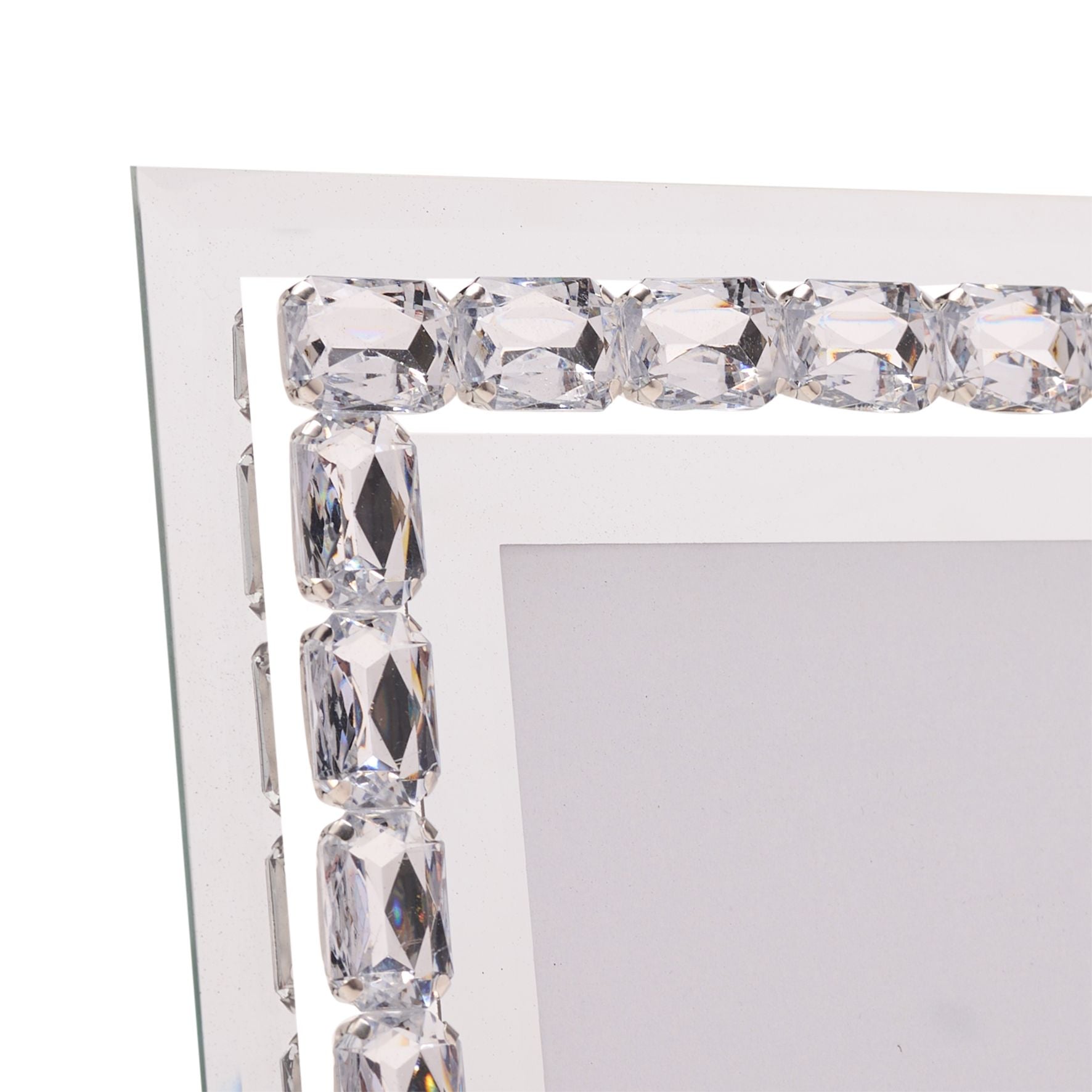 Hestia Crystal Rectangle Photo Frame 5" x 7"