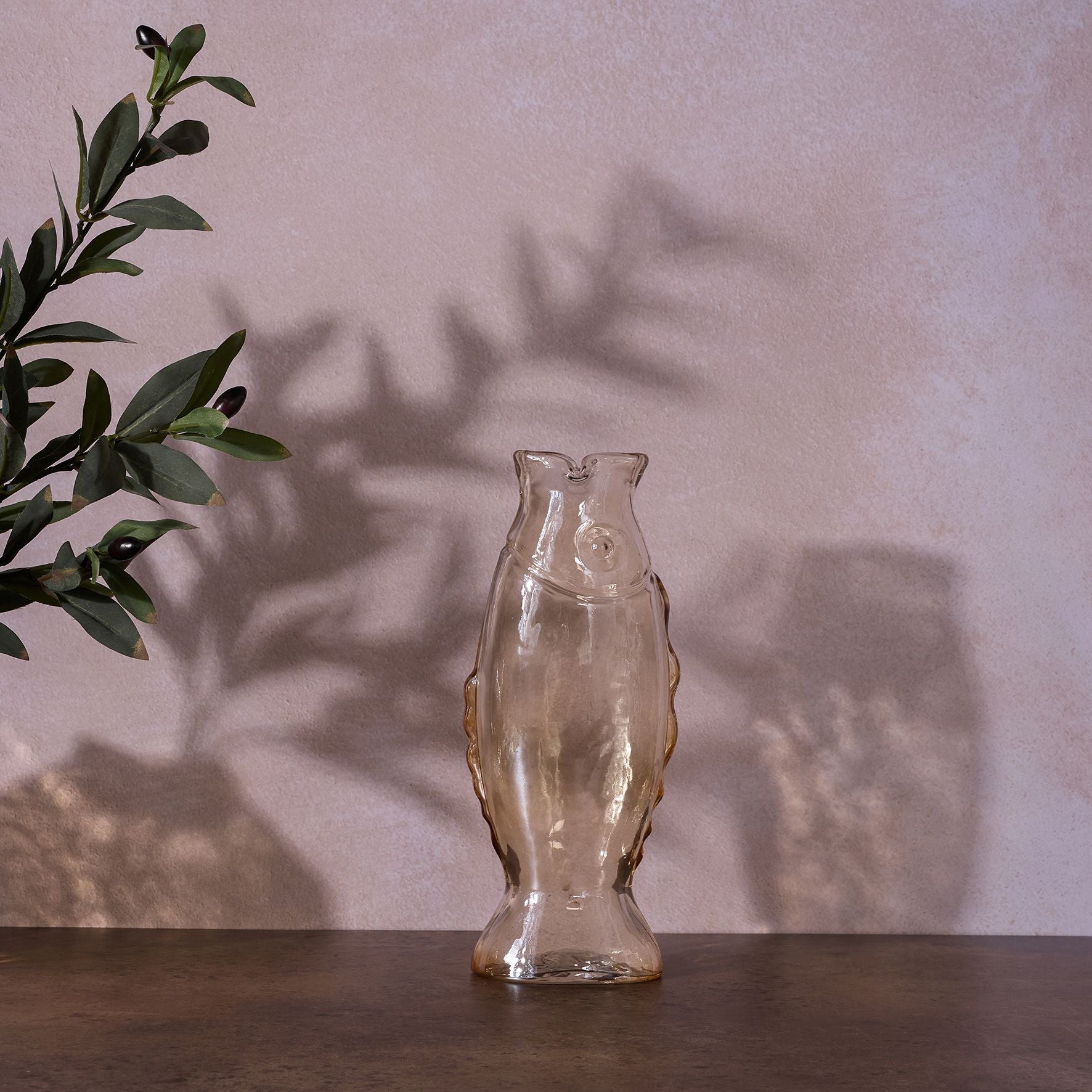 Hestia Glass Fish Vase - Tall Shape