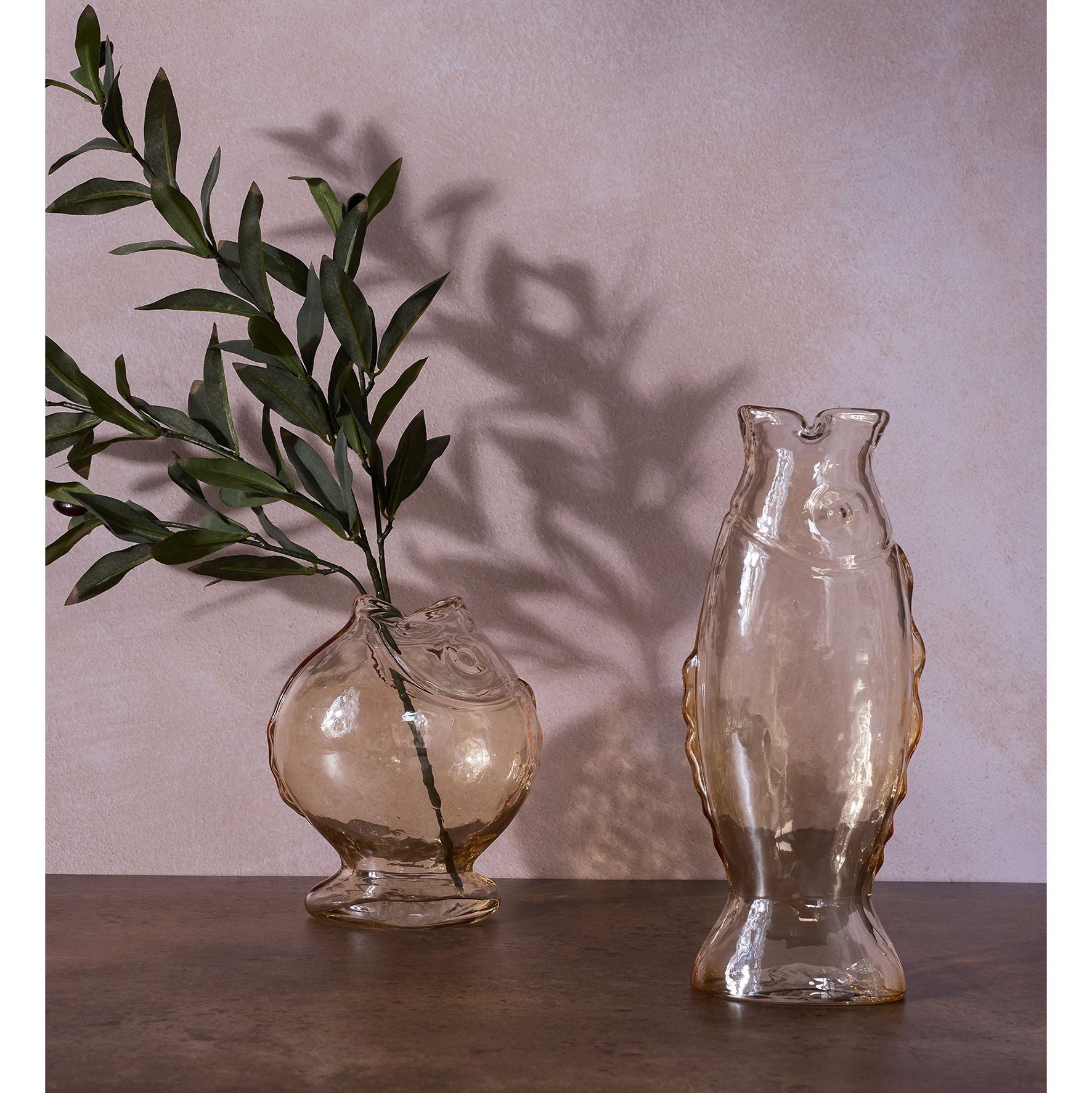 Hestia Glass Fish Vase - Tall Shape