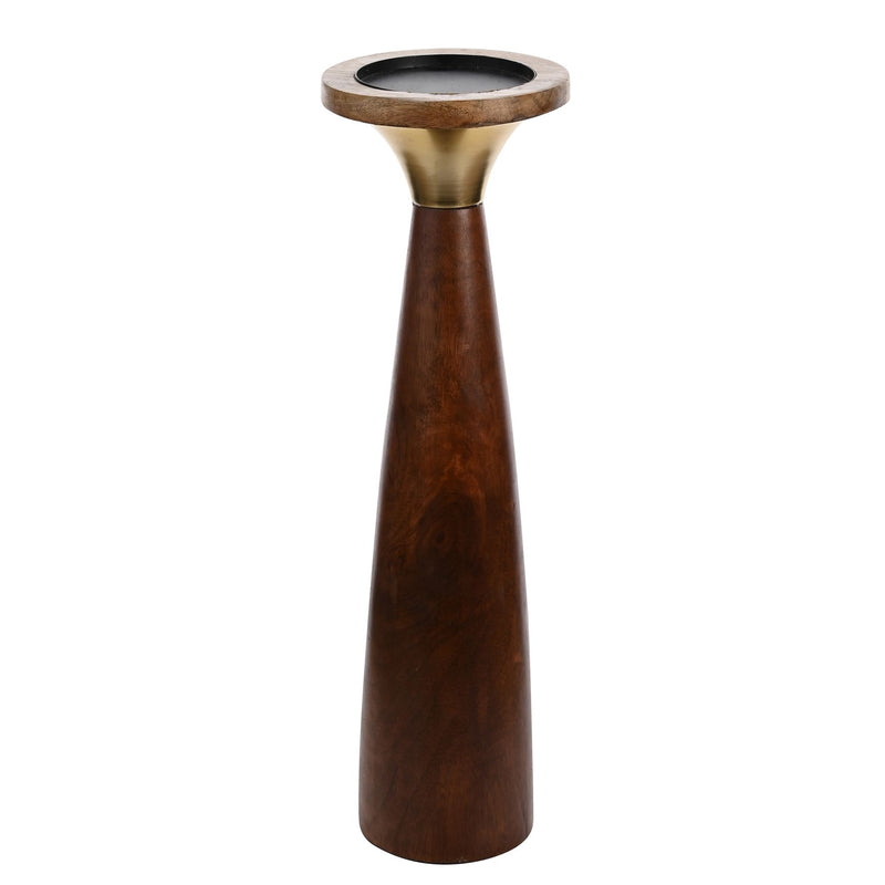 Hestia Wooden Candle Stand - Medium