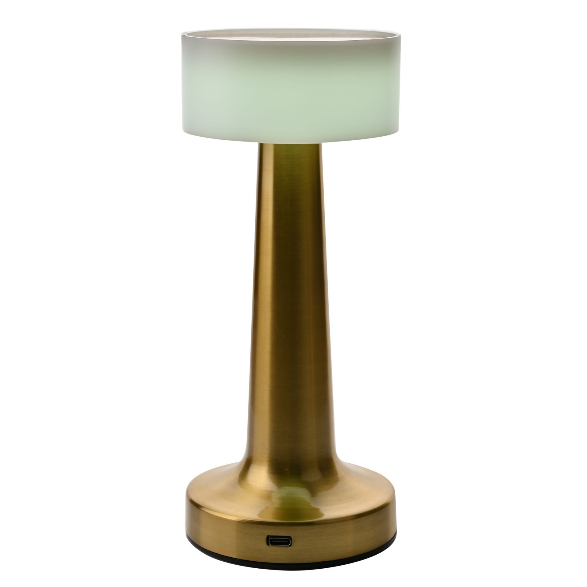 Hestia Bronze USB LED Touch Table Lamp
