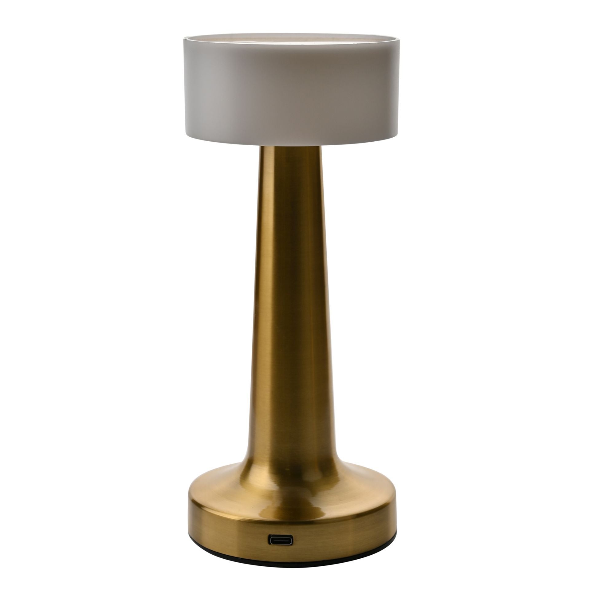 Hestia Bronze USB LED Touch Table Lamp