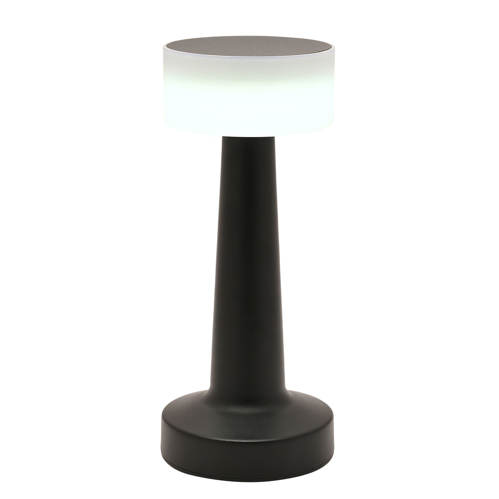 Hestia Black USB LED Touch Table Lamp