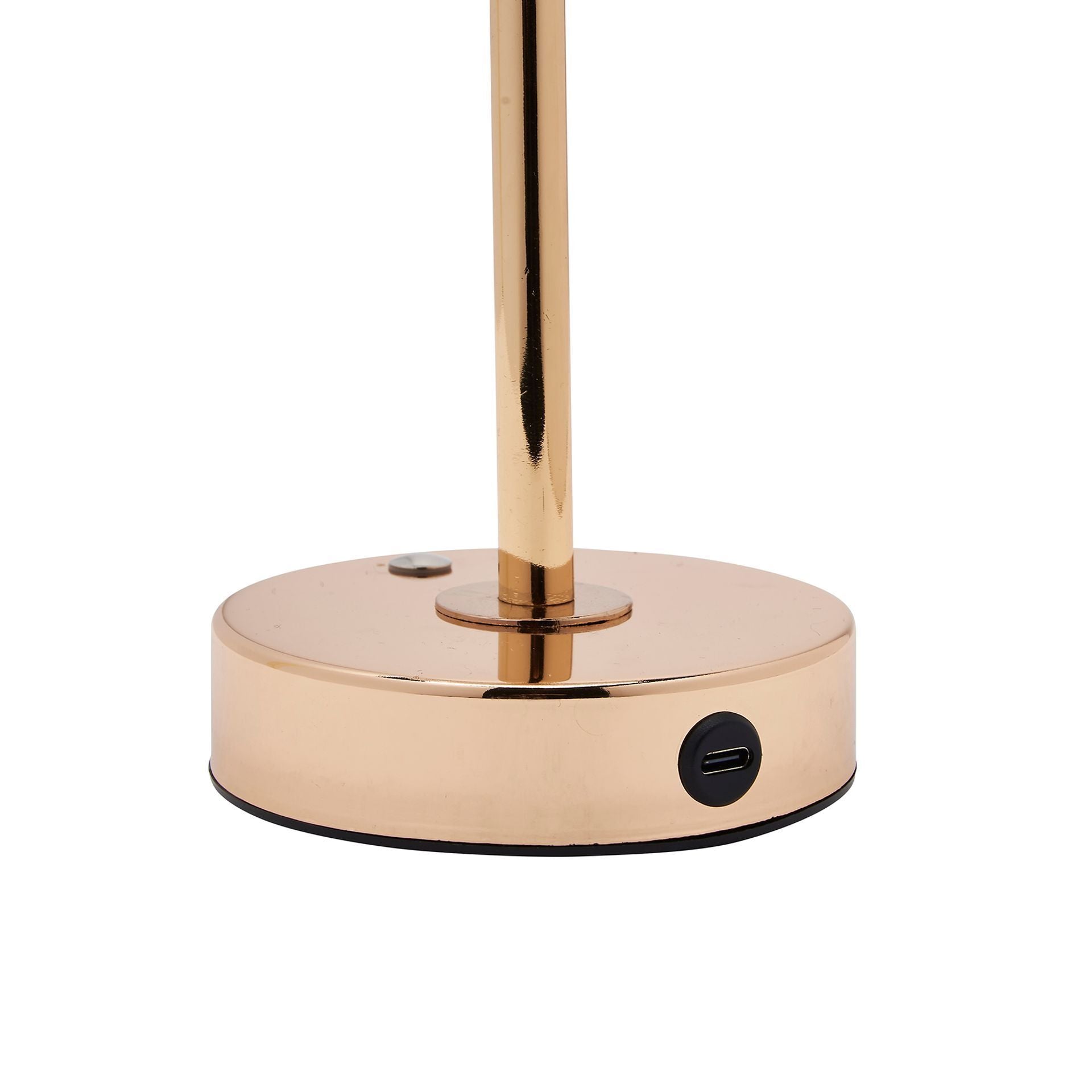 Hestia Crystal USB LED Touch Table Lamp with Gold Base & Trim