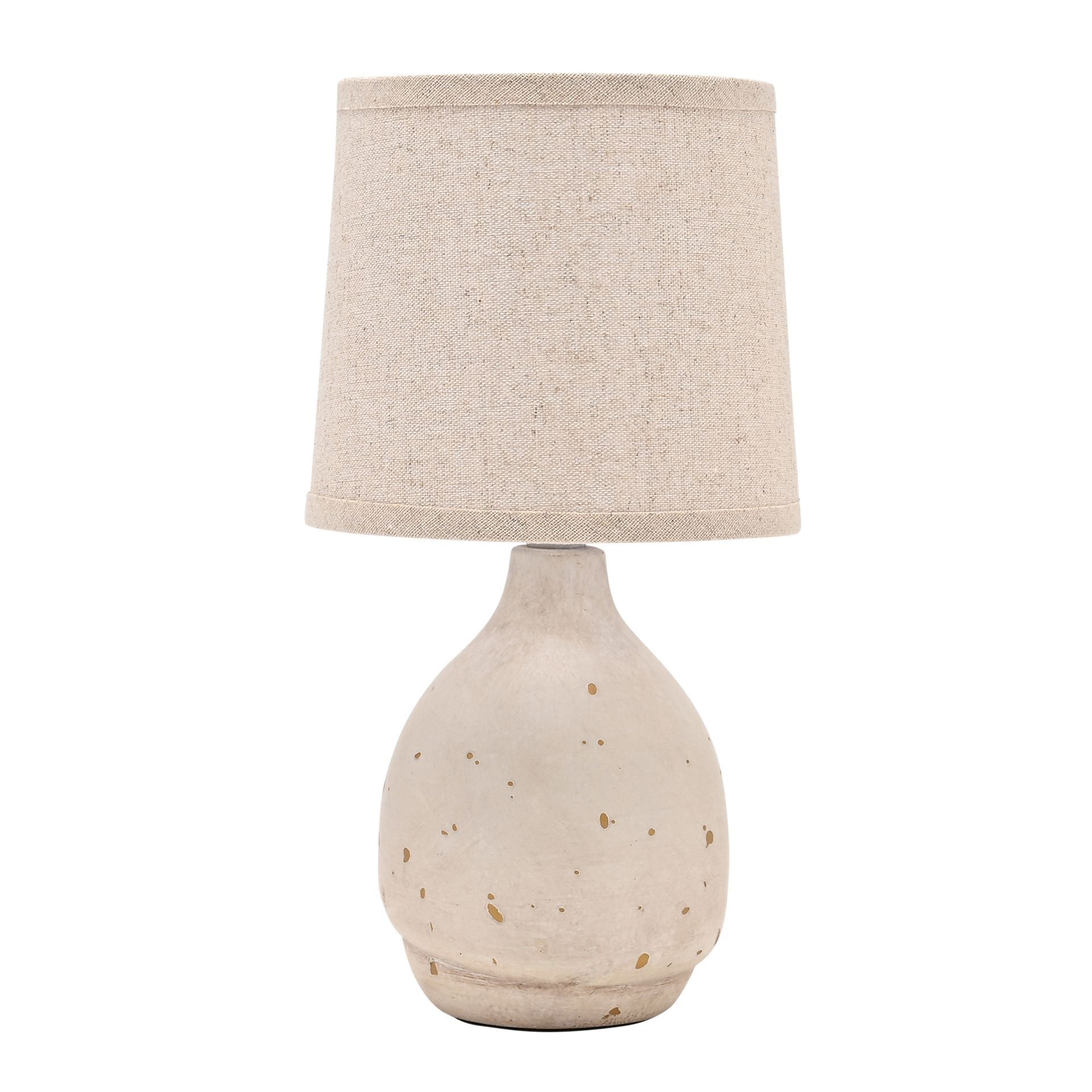 Hestia Natural Flecked Lamp - 28cm
