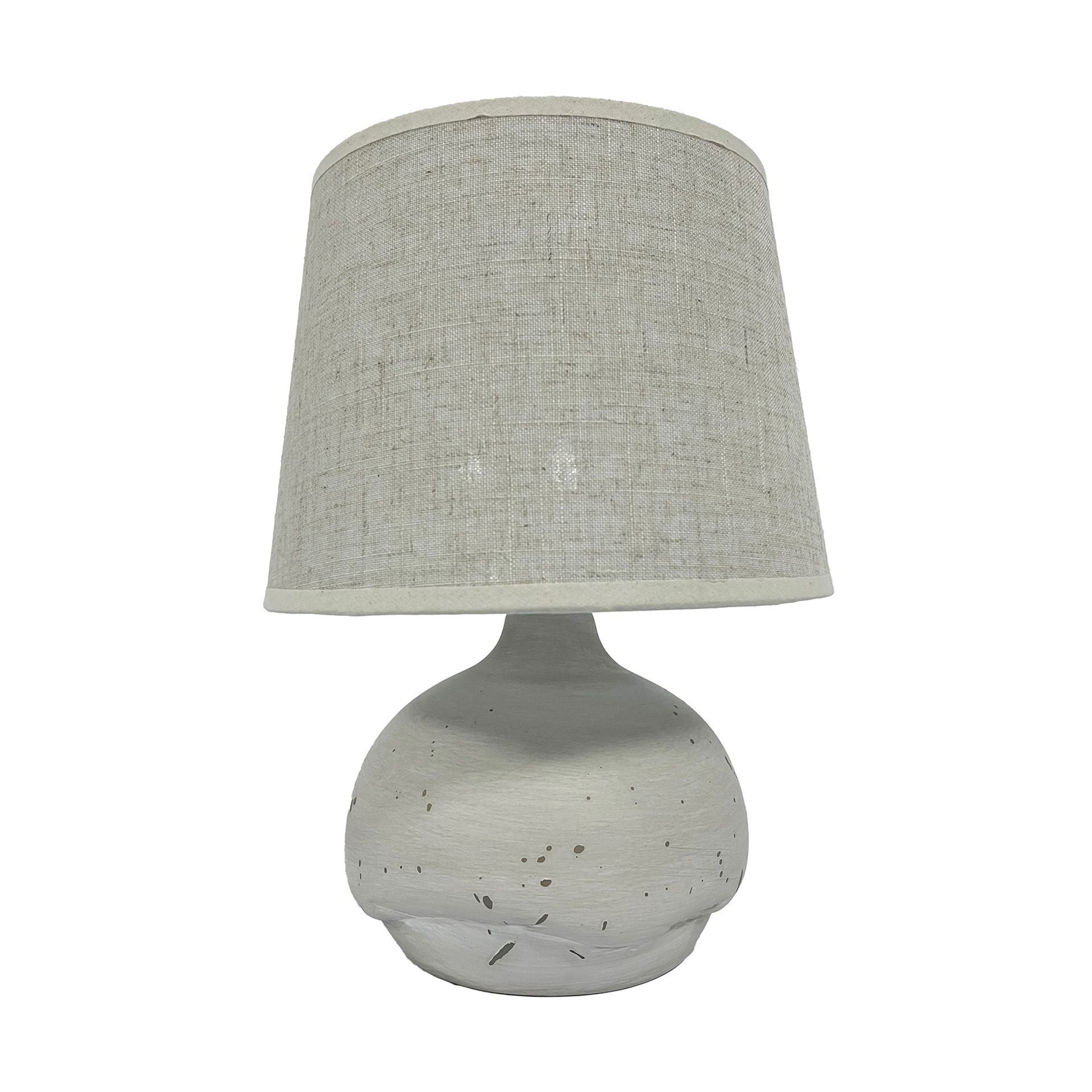 Hestia Natural Flecked Lamp - 33cm