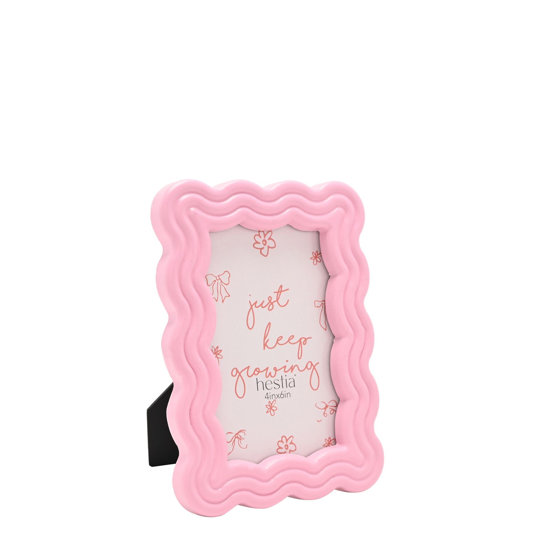 Hestia Wiggly Frame 4" x 6" - Pink