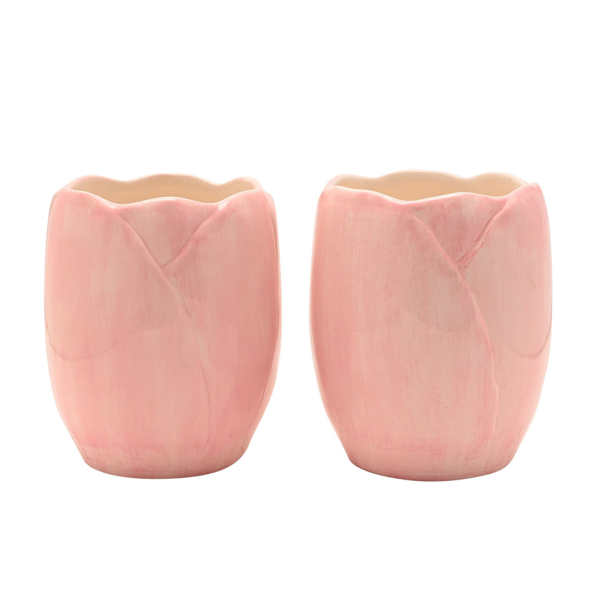 Hestia Set of 2 Tulip Mugs in Blush