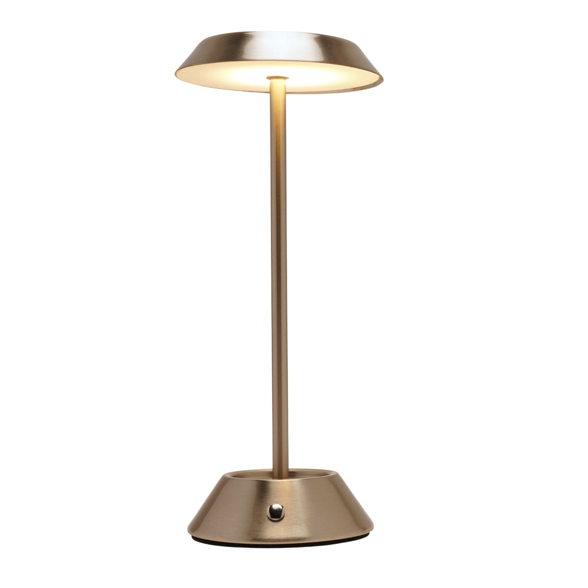 Hestia Silver USB LED Touch Table Lamp