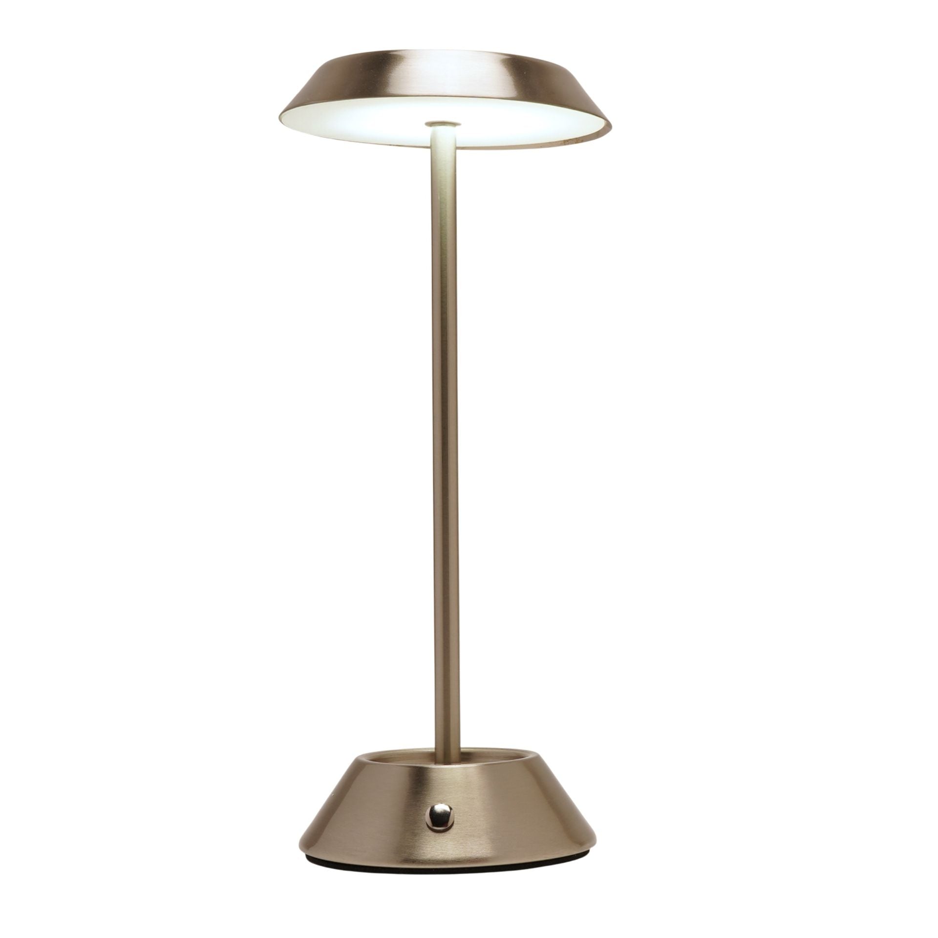 Hestia Silver USB LED Touch Table Lamp