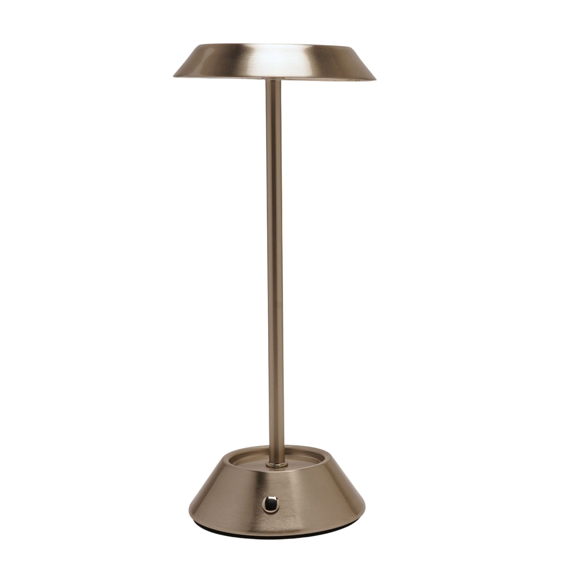 Hestia Silver USB LED Touch Table Lamp