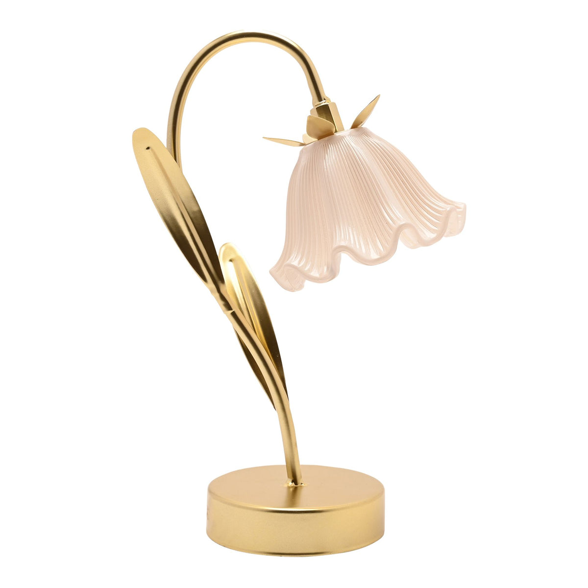Hestia Floral Stem LED Table Lamp - Gold
