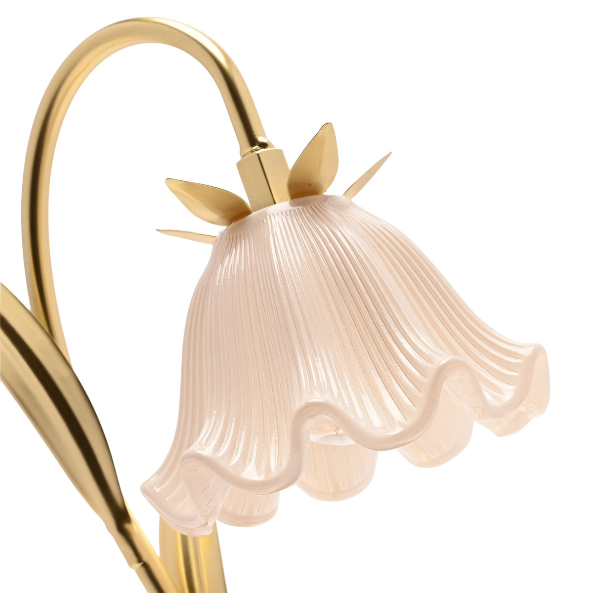 Hestia Floral Stem LED Table Lamp - Gold