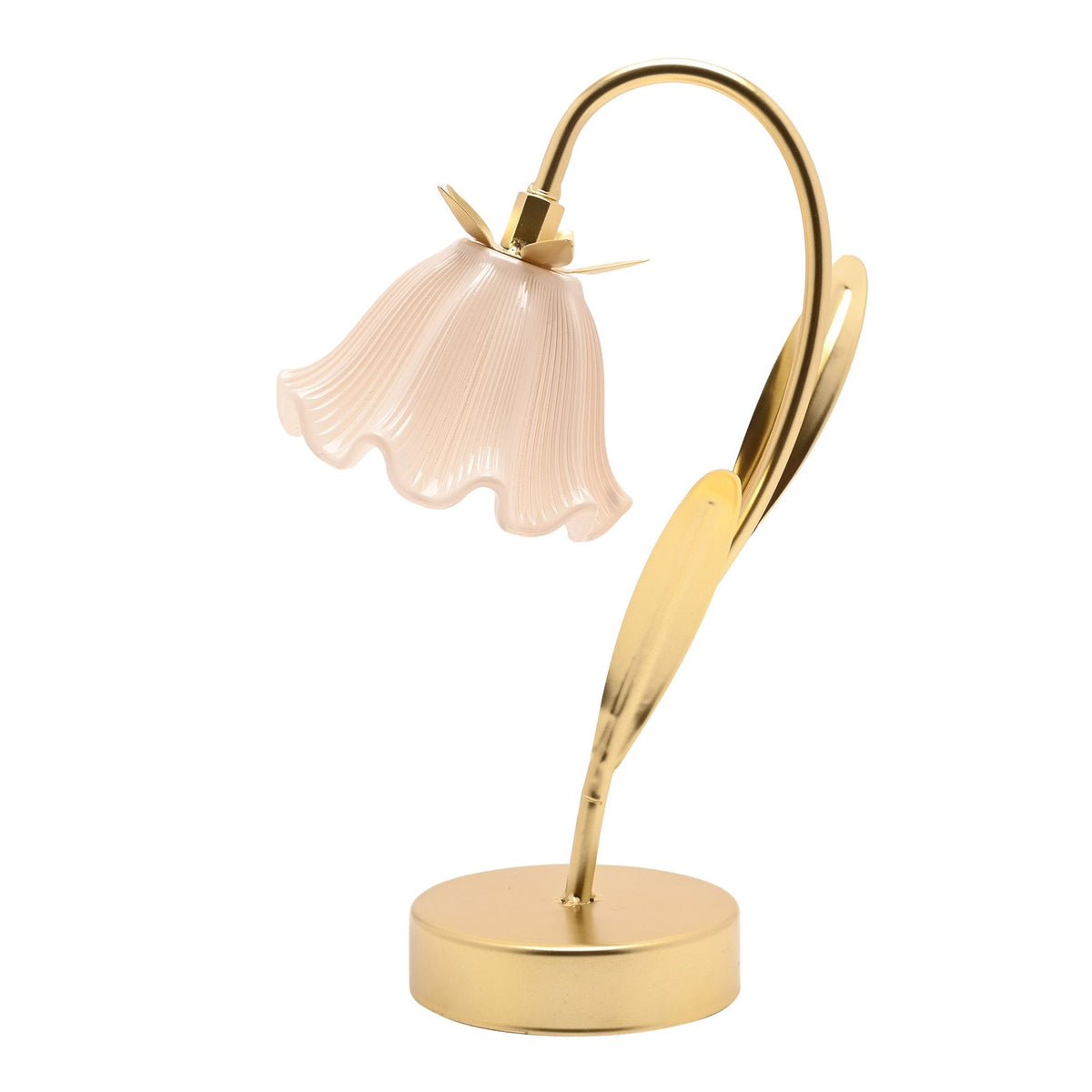 Hestia Floral Stem LED Table Lamp - Gold