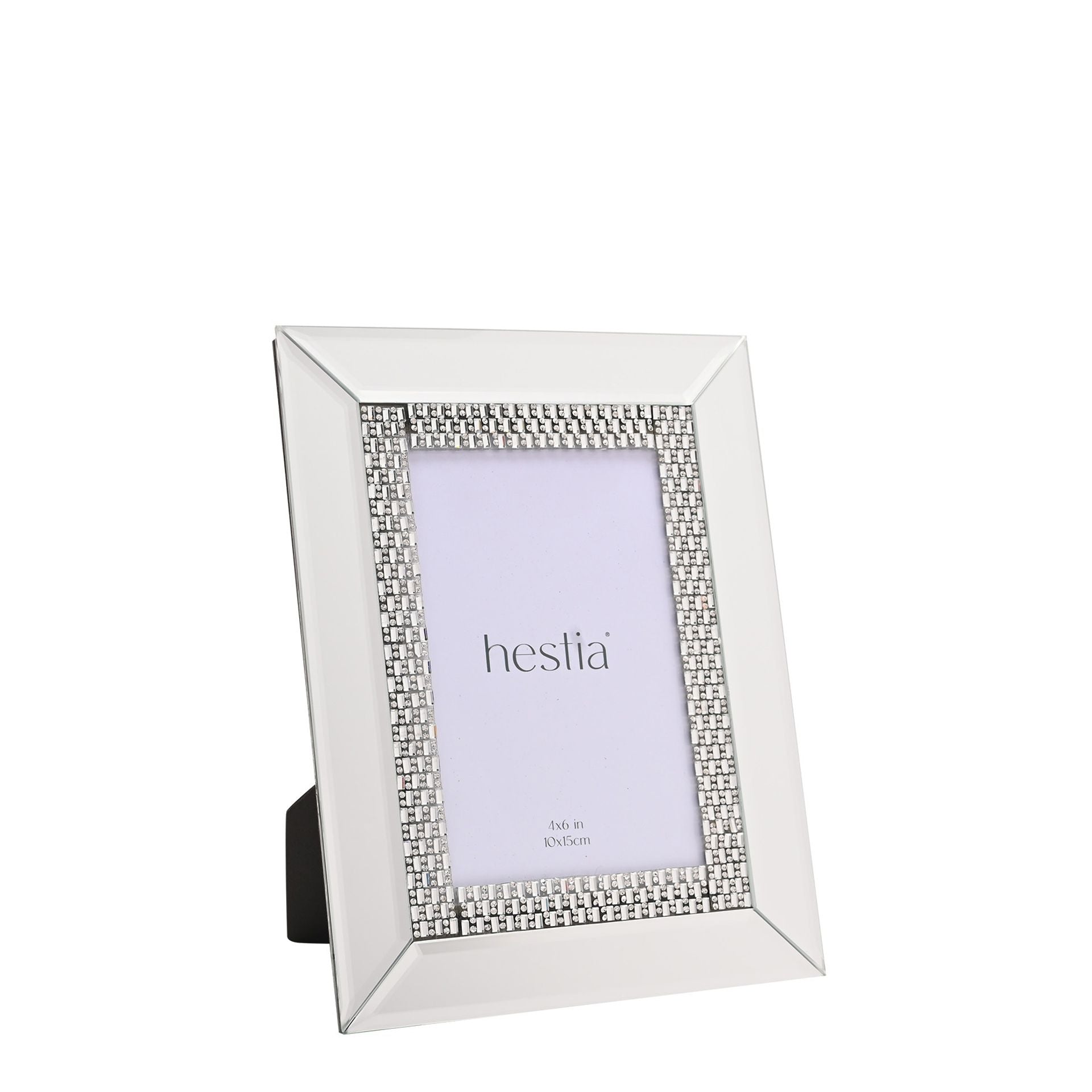 Hestia Diamante Glass Photo Frame 4" x 6"