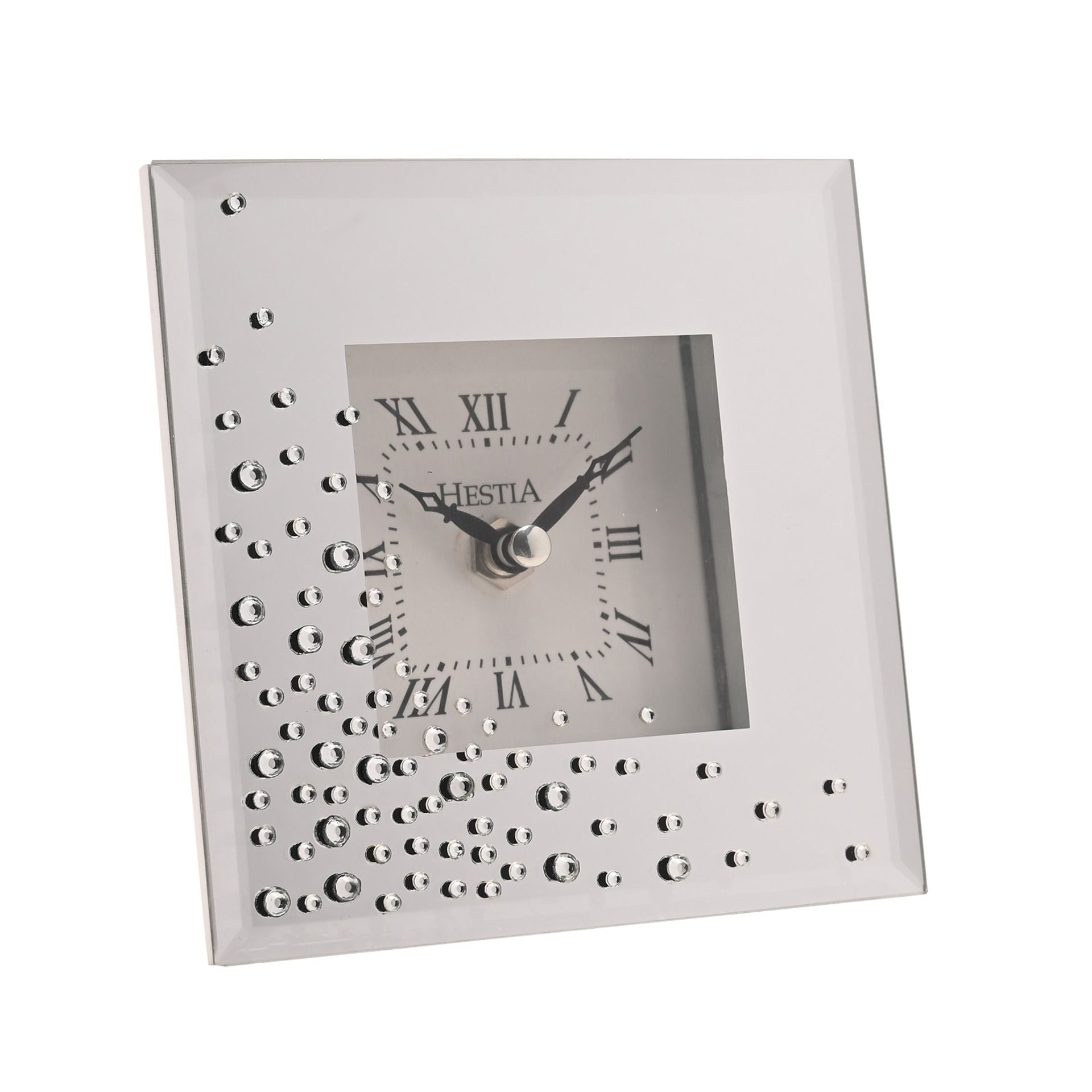 Hestia Scatter Diamante Mantle Clock