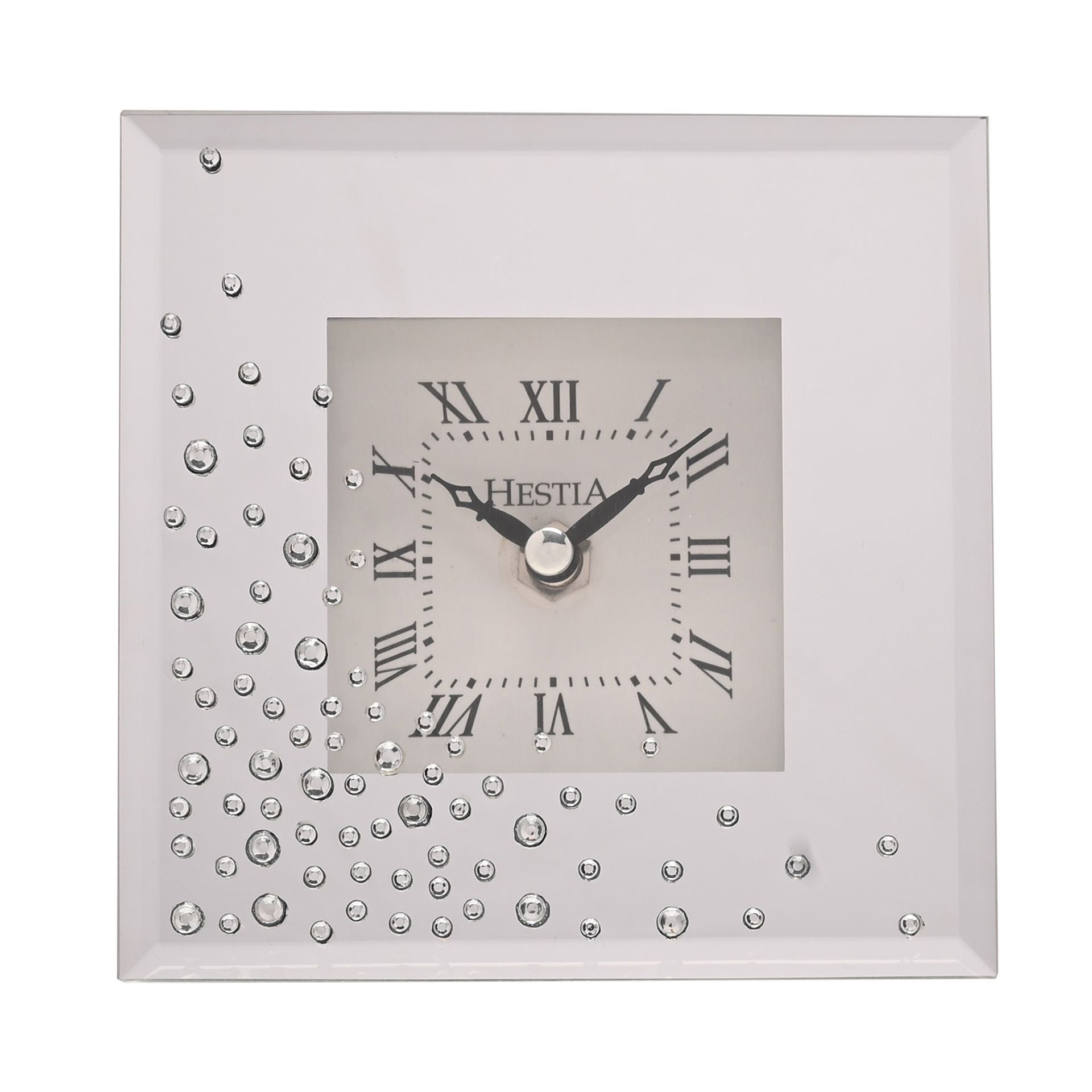 Hestia Scatter Diamante Mantle Clock