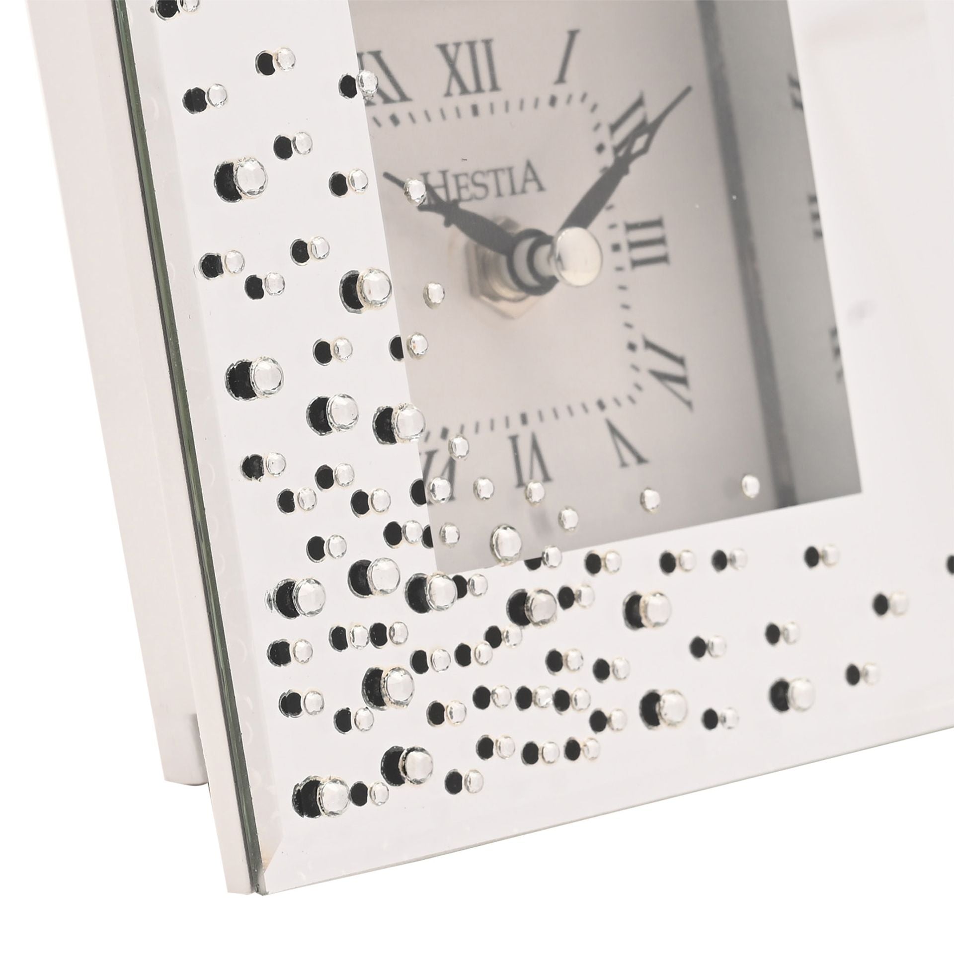 Hestia Scatter Diamante Mantle Clock