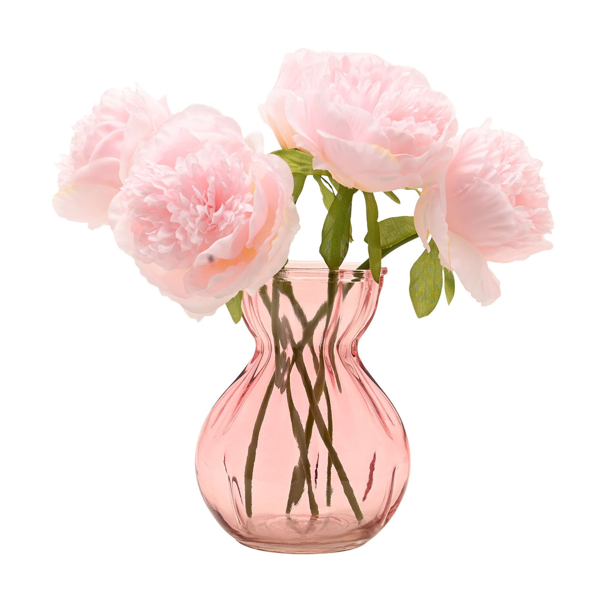 Hestia Pink Ruffled Vase 18cm