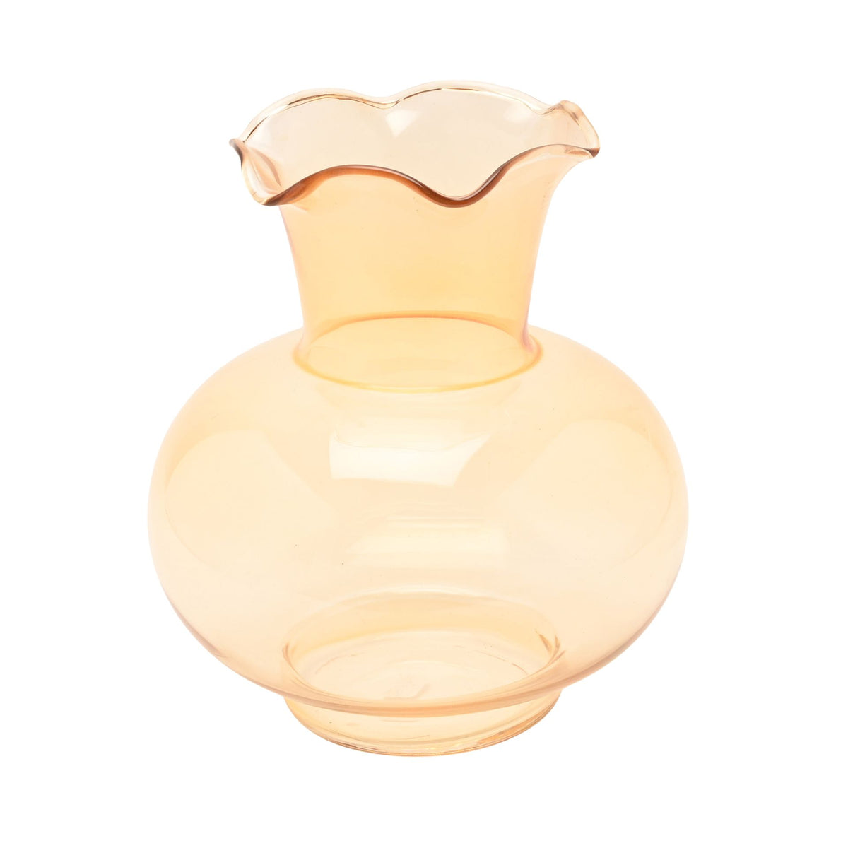 Hestia Fluted Bulb Glass Vase