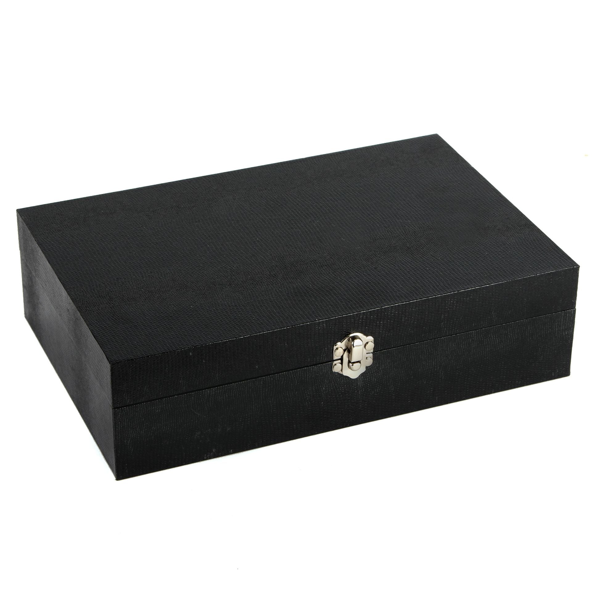 Harvey Makin Lizard Vinyl Watch Box Holds 12 Watches