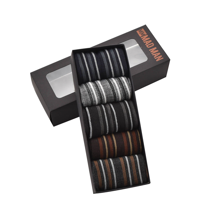 Mad Man Variegated Boxed Socks 5pc