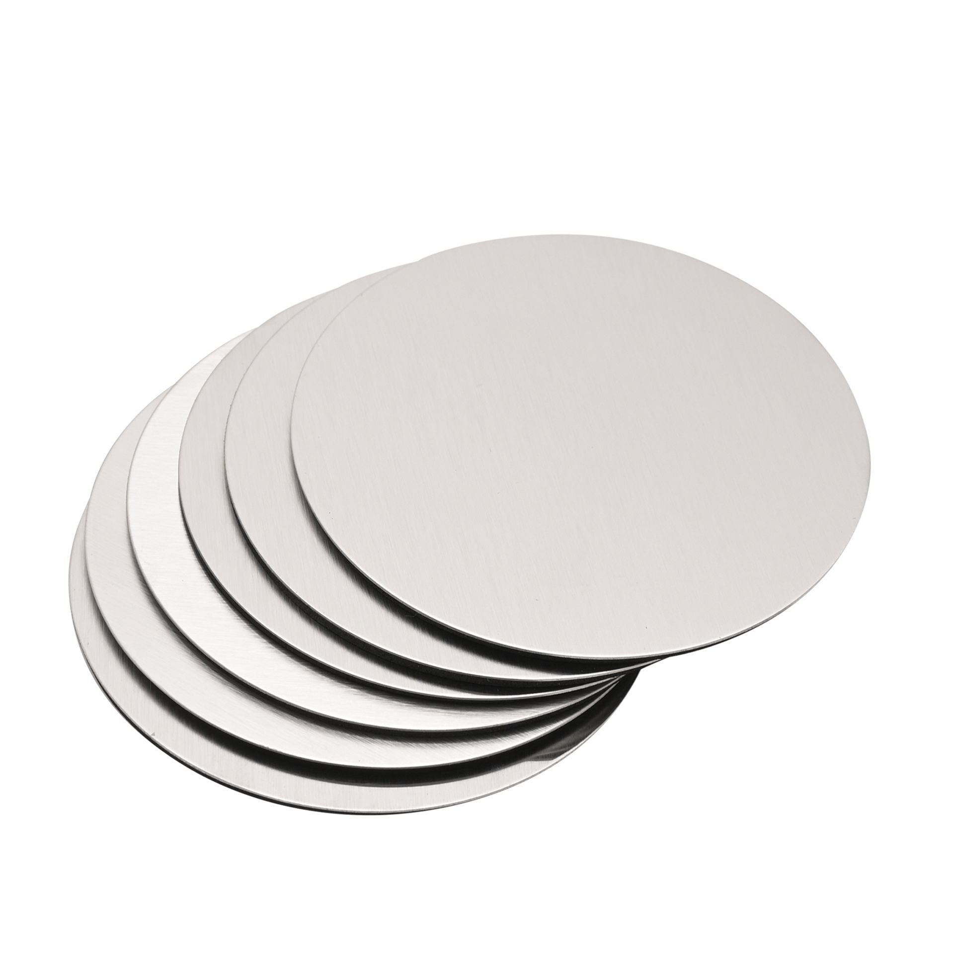 Harvey Makin 6 piece Coaster Set - Stainless Steel