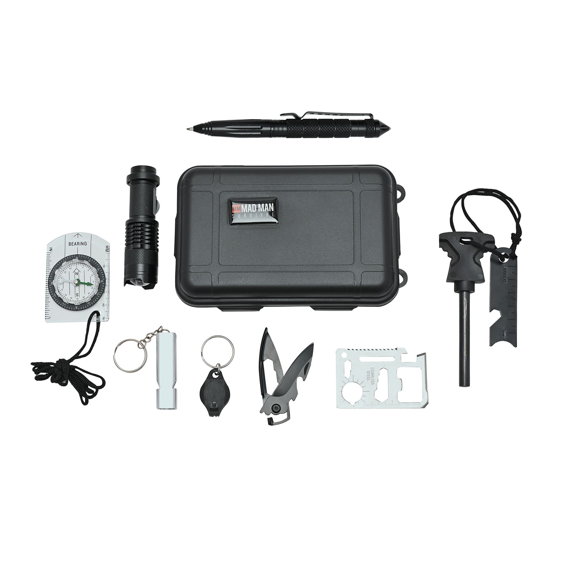 Mad Man Outdoor 8pc Survival Kit