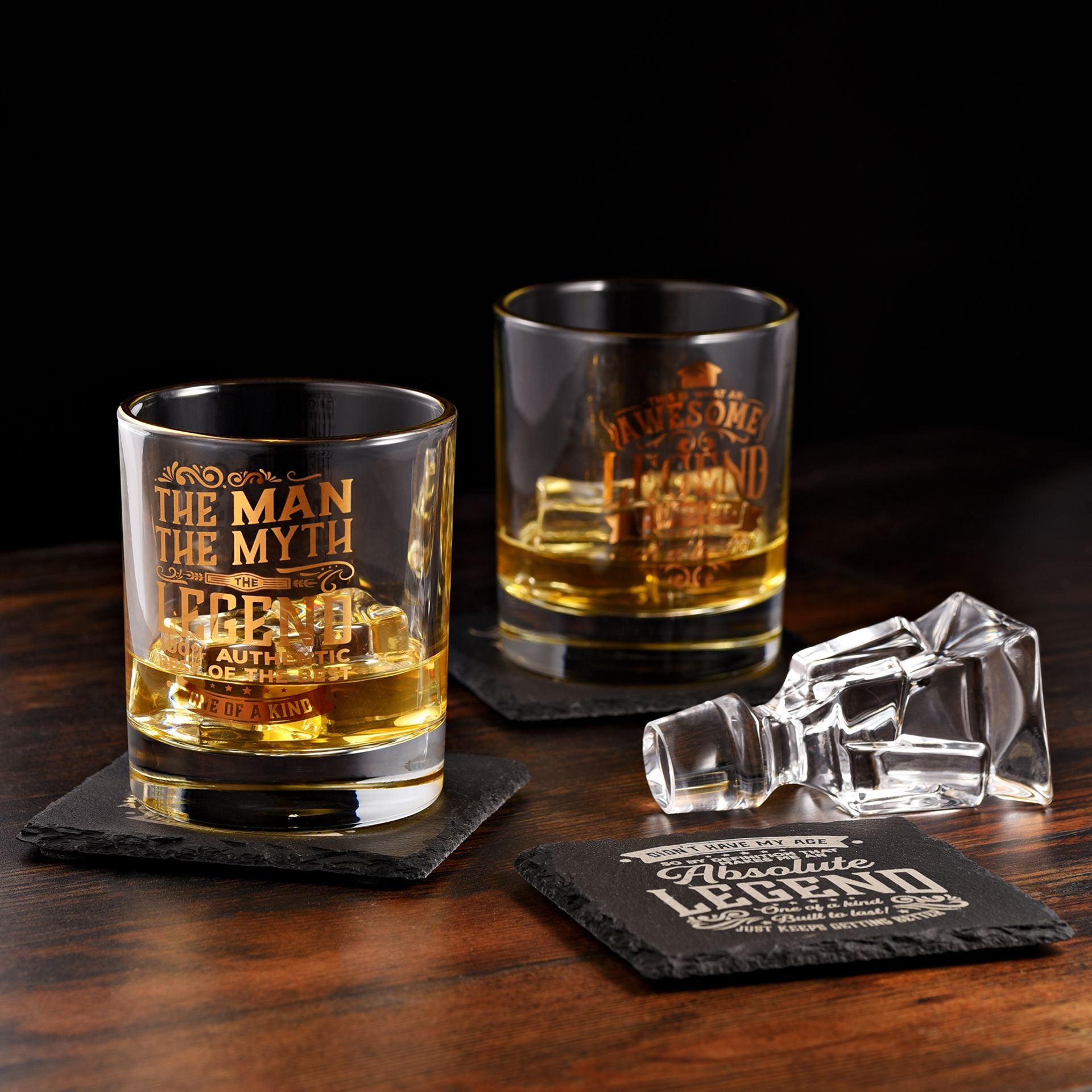 Harvey Makin Legend Tumbler Glass - Grumpy