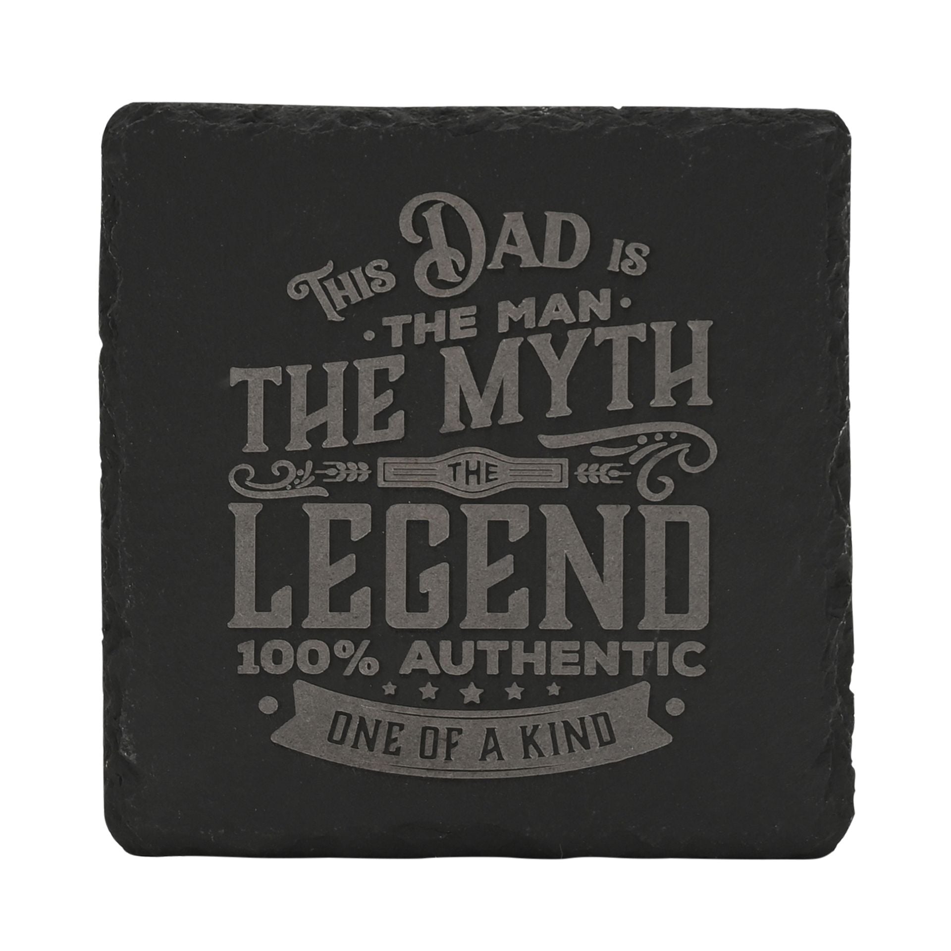 Harvey Makin Legend Slate Coaster - Dad