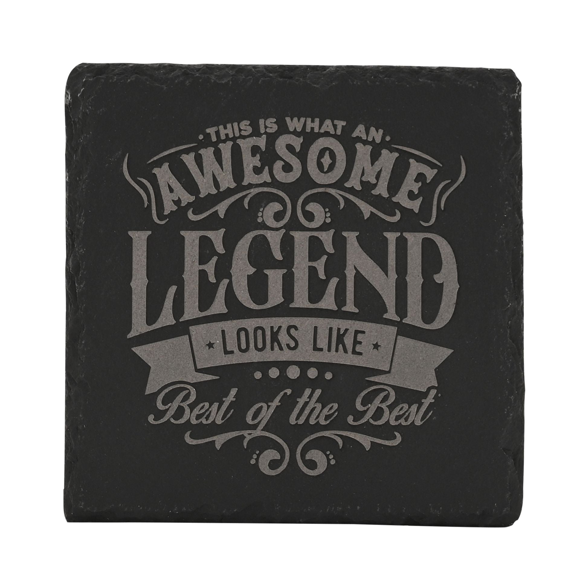 Harvey Makin Legend Slate Coaster - Awesome *(120/100)*