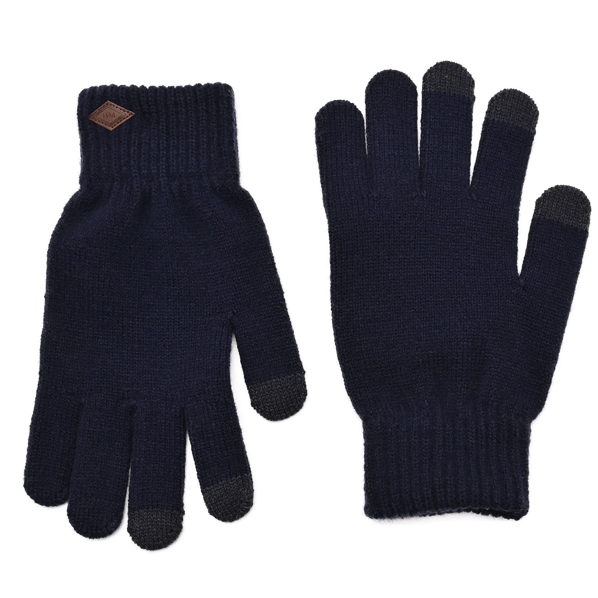 Harvey Makin Layers Hat, Gloves and Scarf Gift Set - Navy Blue