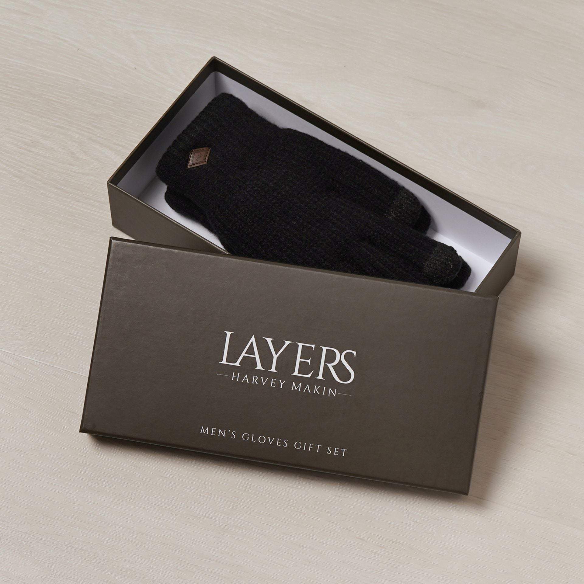 Harvey Makin Layers Gloves Gift Set - Black