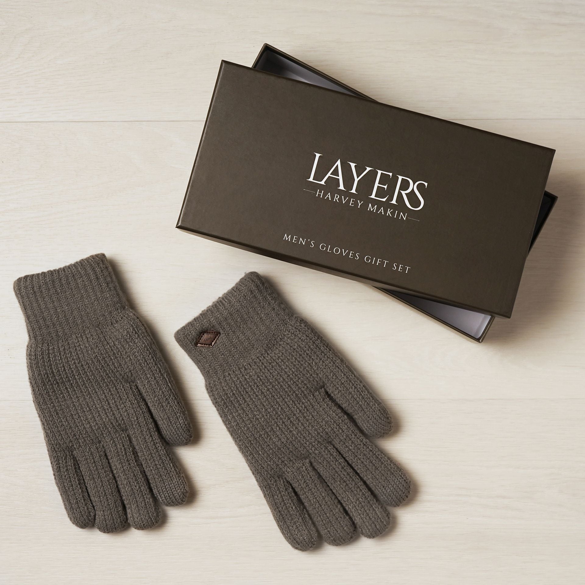 Harvey Makin Layers Gloves Gift Set - Grey