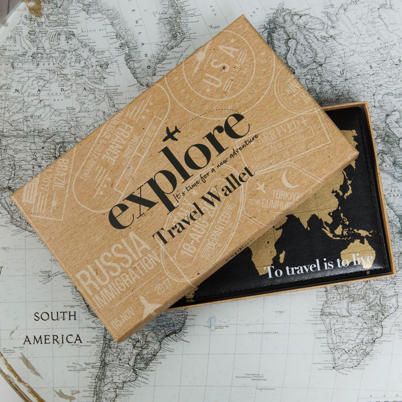 Harvey Makin World Map Travel Wallet