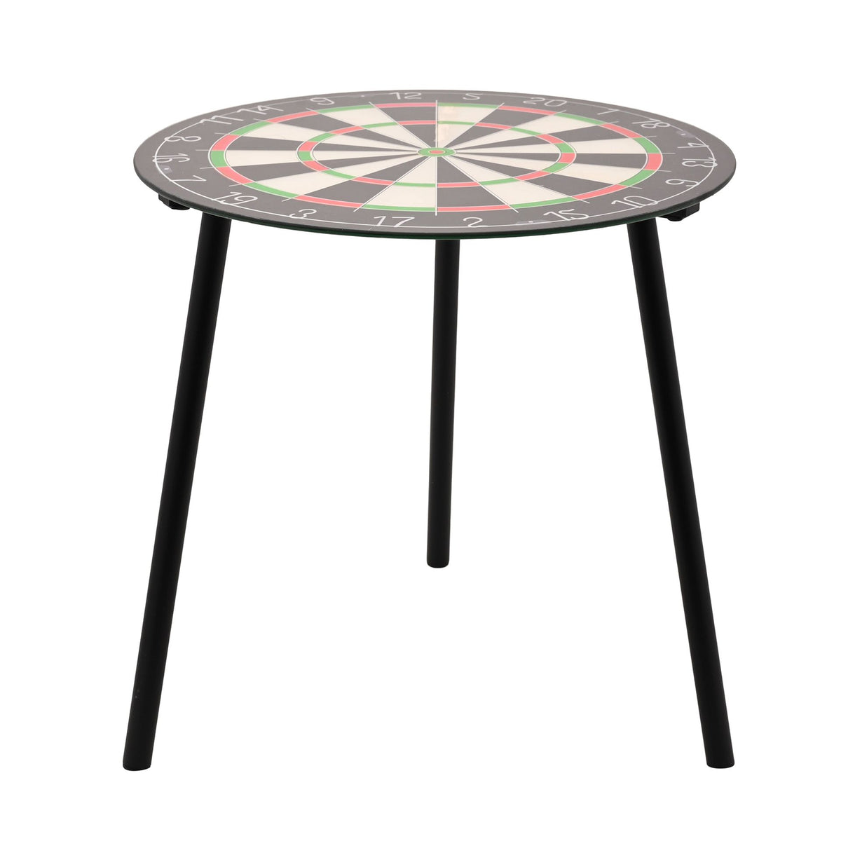 Hobbies By Harvey Tempered Glass Side Table - Dartboard