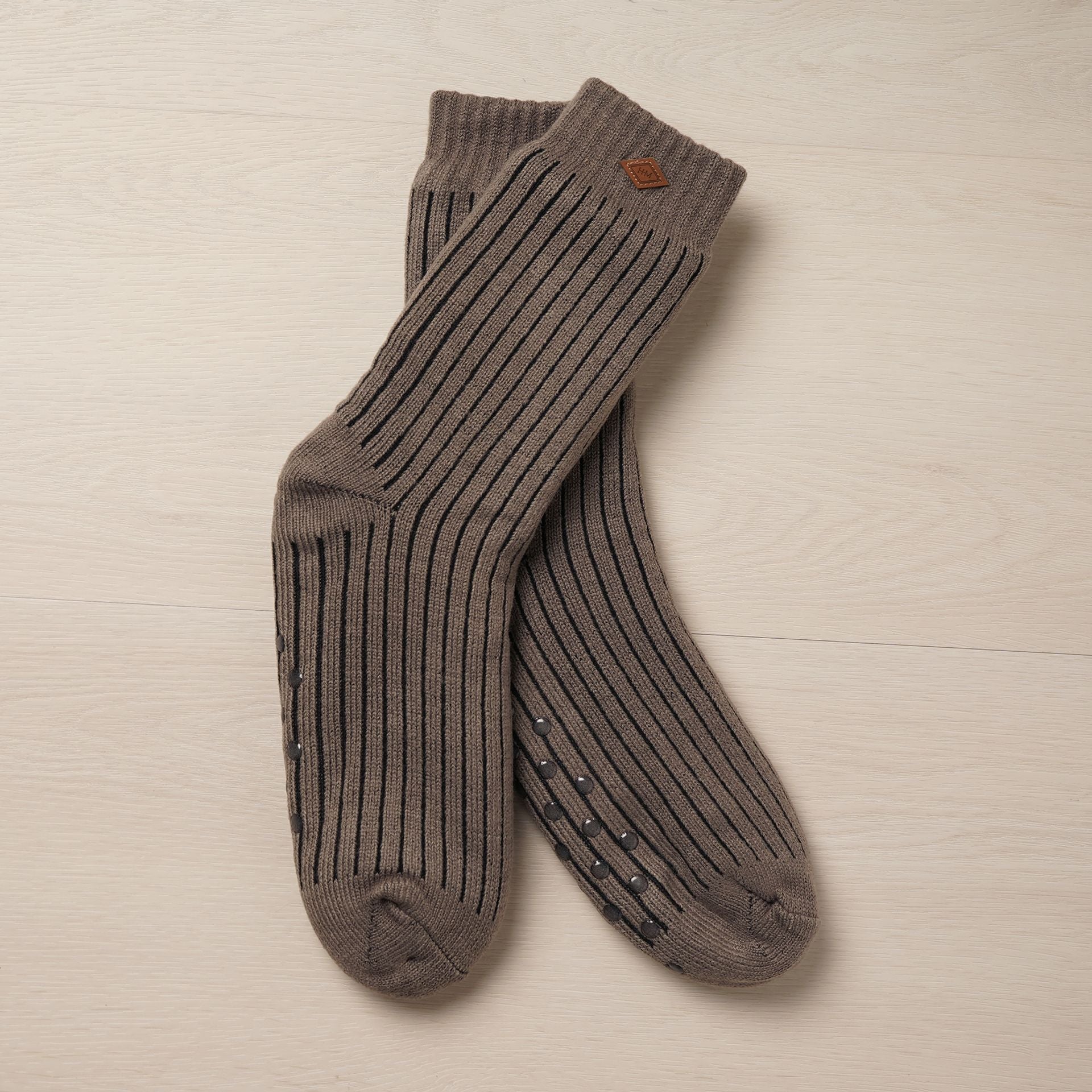 Harvey Makin Layers Chunky Socks Size 5-11 - Grey