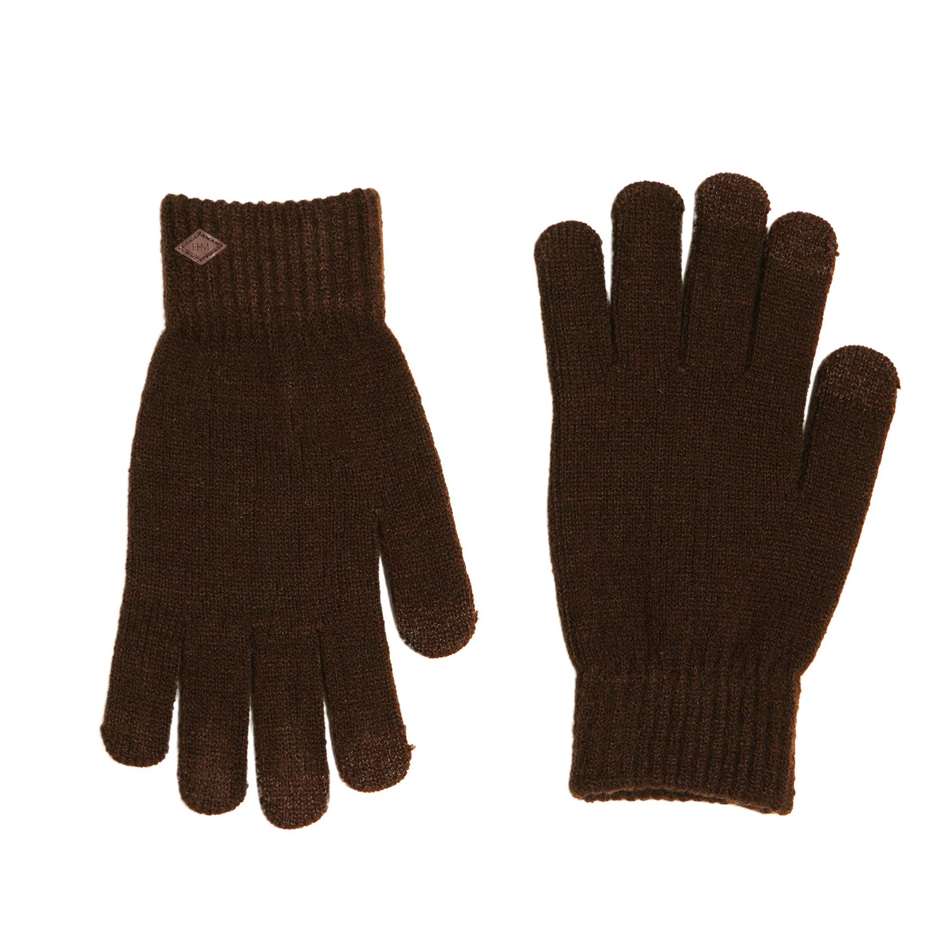 Harvey Makin Layers Hat, Gloves and Scarf Gift Set - Chocolate